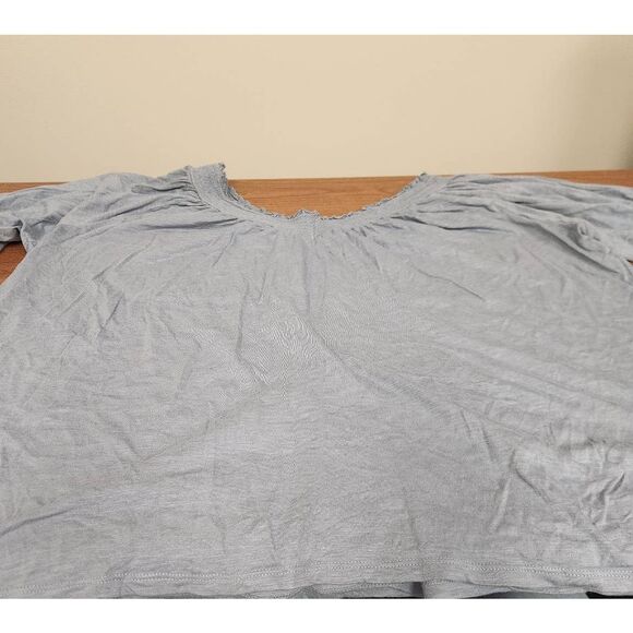 Maurices 2X Solid Smocked Off The Shoulder Top (L) - Picture 8 of 8